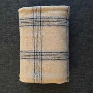 Vintage Plaid Scarf Blanket